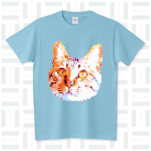 16bit猫 スタンダードTシャツ(5.6オンス)