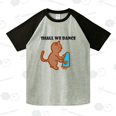 shall we dance ラグランTシャツ(5.6オンス)