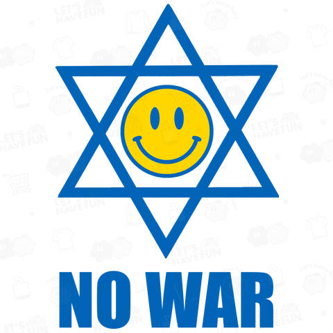 NO WAR(イスラエル戦争)(カスタマイズ可)