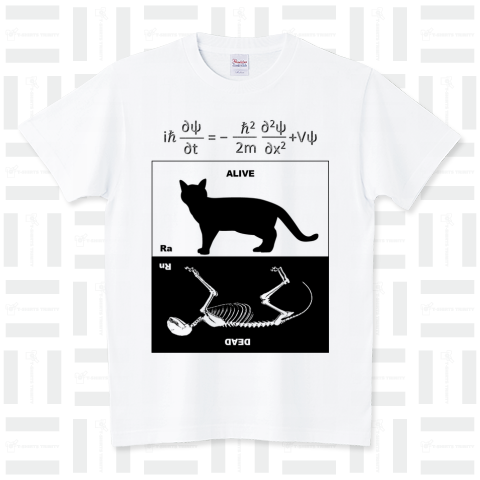 シュレーディンガーの猫② スタンダードTシャツ(5.6オンス)