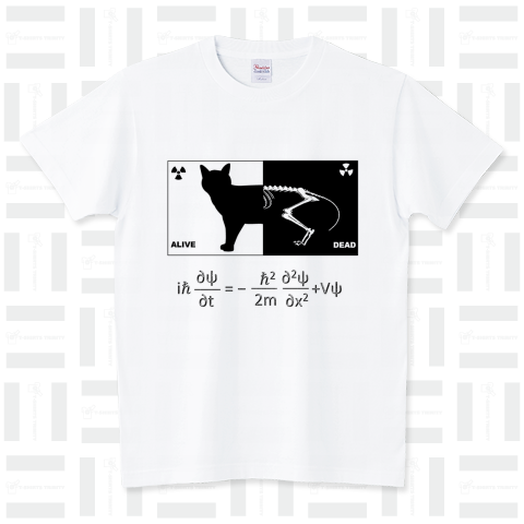 シュレーディンガーの猫③ スタンダードTシャツ(5.6オンス)