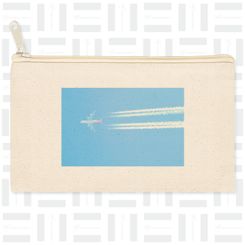 ジャンボジェットの飛行機雲