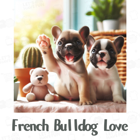 フレンチブルドッグの子犬