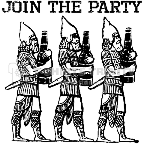 パーティに加わる古代アッシリアの戦士