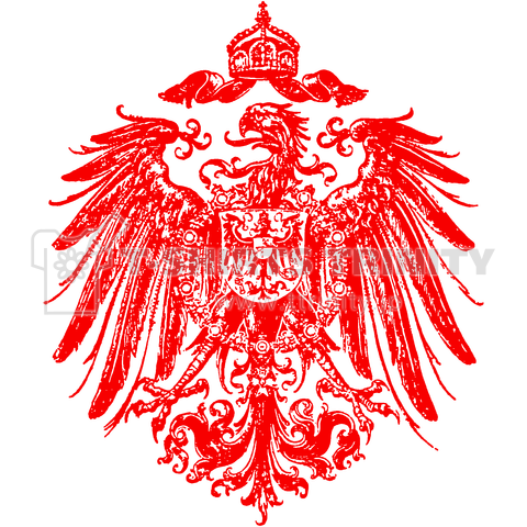 ドイツ帝国の国章・赤