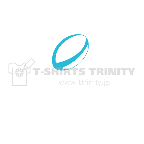 I LOVE RUGBY (白字)