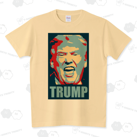 吠えるトランプ(アメリカ大統領Tシャツ)