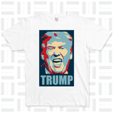 吠えるトランプ(アメリカ大統領Tシャツ)