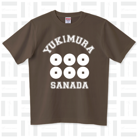 真田幸村(戦国武将家紋カレッジTシャツ05)