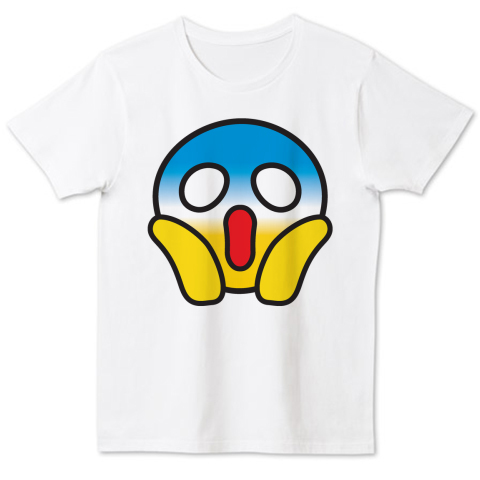 ムンク顔tシャツ デザインtシャツ通販 Tシャツトリニティ