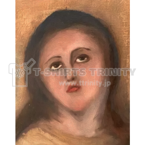修復された聖母マリアの名画