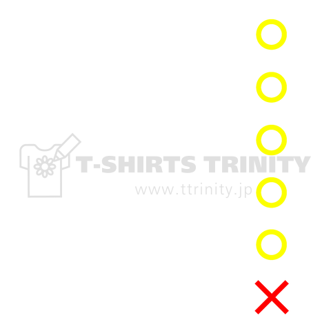 コンビニ用アピールTシャツ(レジ袋など)文字白