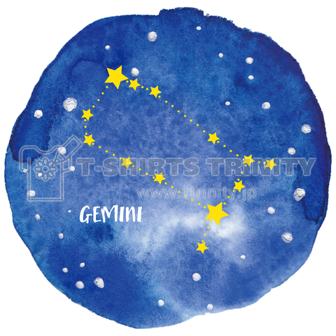 ふたご座(GEMINI)星座Tシャツ