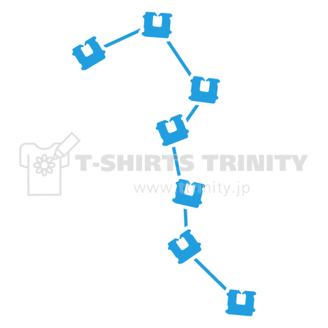 パンの袋をとめるやつ(北斗七星)