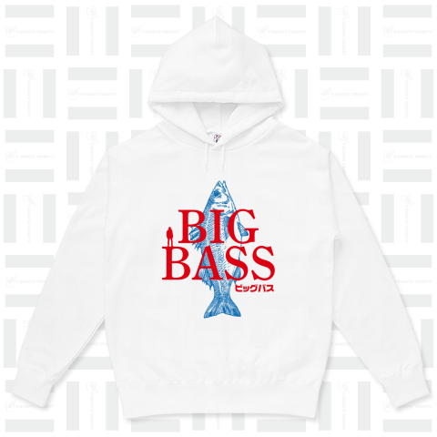 ビッグバス(BIGBASS)【BIGBOSS・パロディー商品・釣りTシャツ】