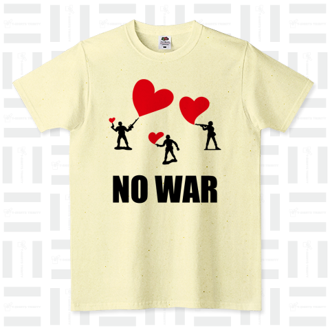 NO WAR(反戦メッセ―ジTシャツ)