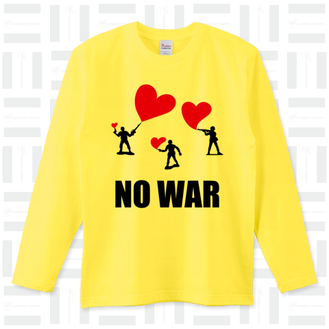 NO WAR(反戦メッセ―ジTシャツ)