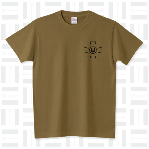 ゼレンスキ―大統領着用のTシャツデザイン【ウクライナ軍マーク】