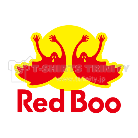 レッドブー(RED BOO)【パロディー商品】ハロウィンTシャツ