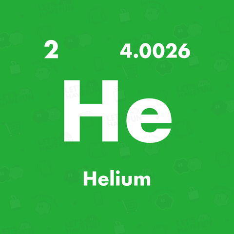 ヘリウム・元素記号【レザーバッジ】