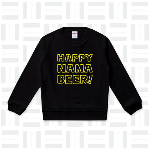 ハッピー生ビアー!(HAPPY NAMA BEER!)文字黄