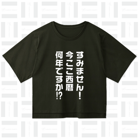 すみません!今ここ西暦何年ですか!?すみません!今ここ西暦何年ですか!?【タイムスリップした時のセリフ】文字白