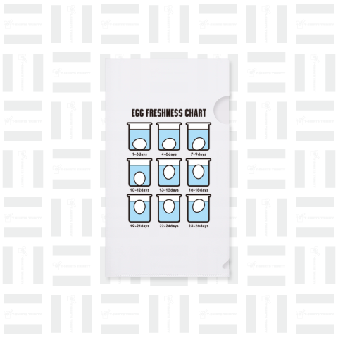 新鮮卵の見分け方チャート