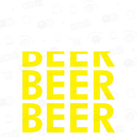 BEER【ビール・タイポグラフィ】