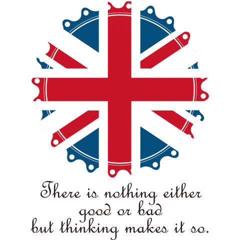 Union Jack with Shakespeare