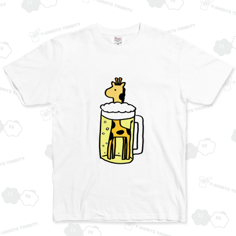 きりんビール(カラー)（Tシャツ）|デザインTシャツ通販【Tシャツ