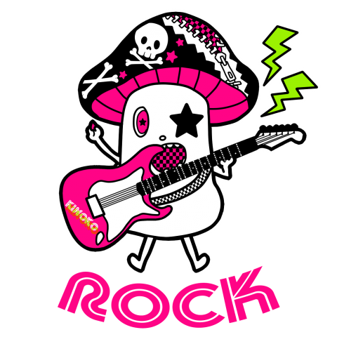 ROCKきのこ(ピンクver.)