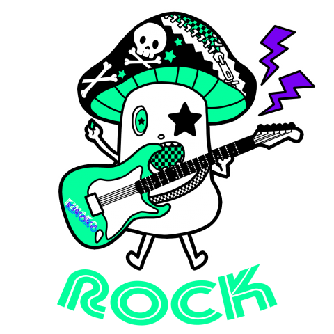 ROCKきのこ(エメラルドグリーンver.)