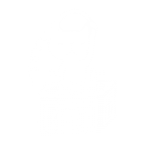 DJ cat white