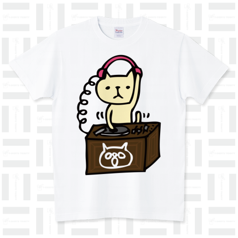 DJ cat カラー スタンダードTシャツ(5.6オンス)