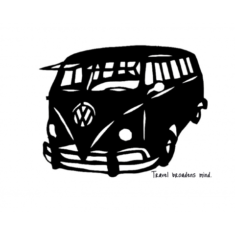 レトロ Vw バス イラスト Htfyl