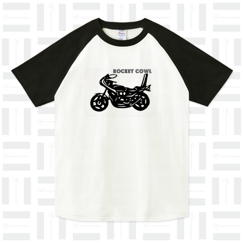 ロケットカウル CBX400F バージョン2（ラグランTシャツ）|デザインTシャツ通販【Tシャツトリニティ】