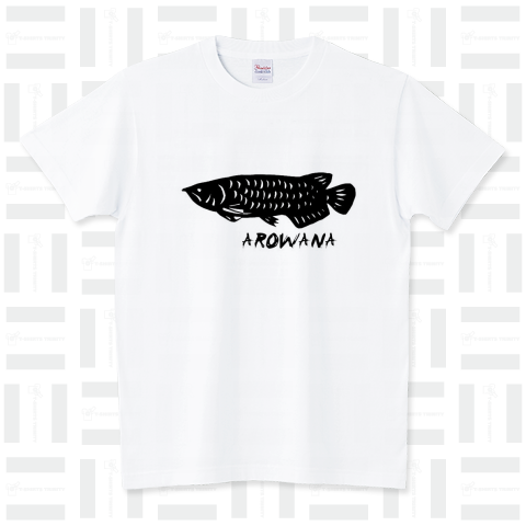 アロワナ AROWANA バックプリントあり