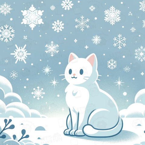 雪と猫