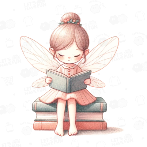 本を読む妖精