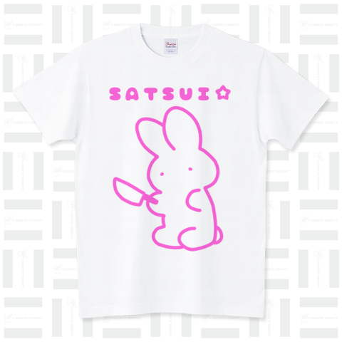 SATSUIのうさちゃん スタンダードTシャツ(5.6オンス)