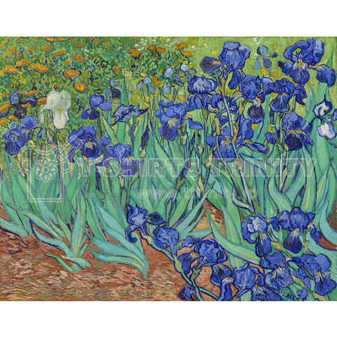 Vincent Van Gogh Irises ゴッホ展 立体複製画 2010-