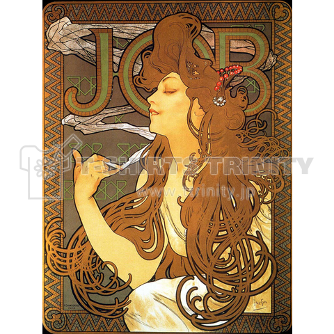 ミュシャ 16 Job Alphonse Mucha デザインtシャツ通販 Tシャツトリニティ