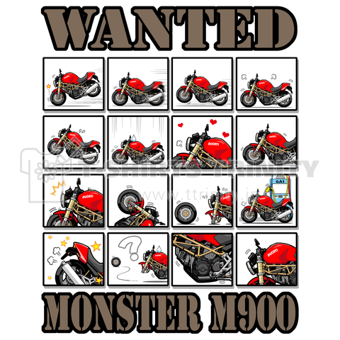 WANTED MONSTER(カラーver)