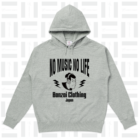 No Music No Life 3 黒単色 ( 浮世絵 | 写楽 )