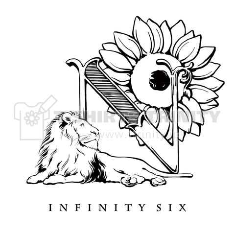 【 「INFINITY SIX」(ロゴ・モノクロver.) 】