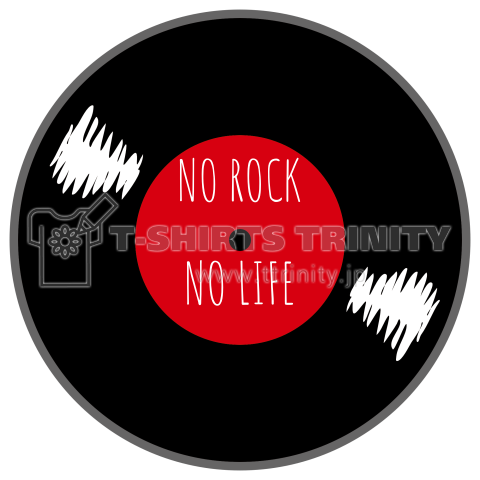 NO ROCK NO LIFE 赤盤(文字変更可能)