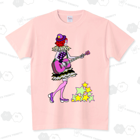 Piero guitar girl スタンダードTシャツ(5.6オンス)