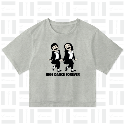 HIGE DANCE FOREVER2 レディースオーバーTシャツ(6.2オンス)