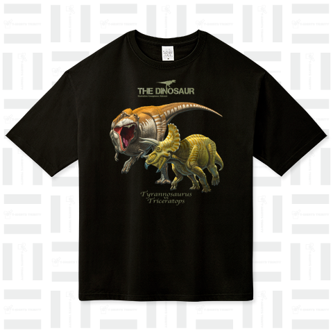 THE DINOSAUR ティラノサウルスvsトリケラトプス(裏面:プテラノドン)