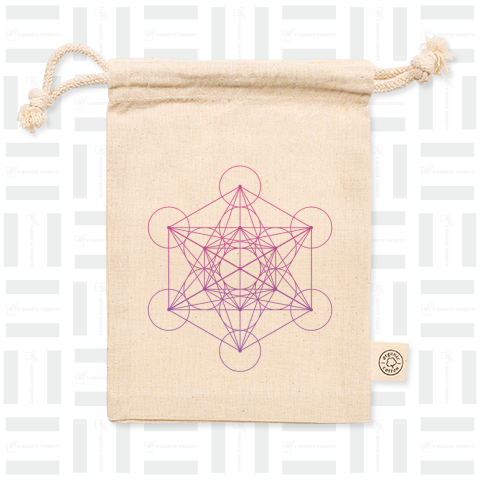 メタトロンキューブ 神聖幾何学 - 紫